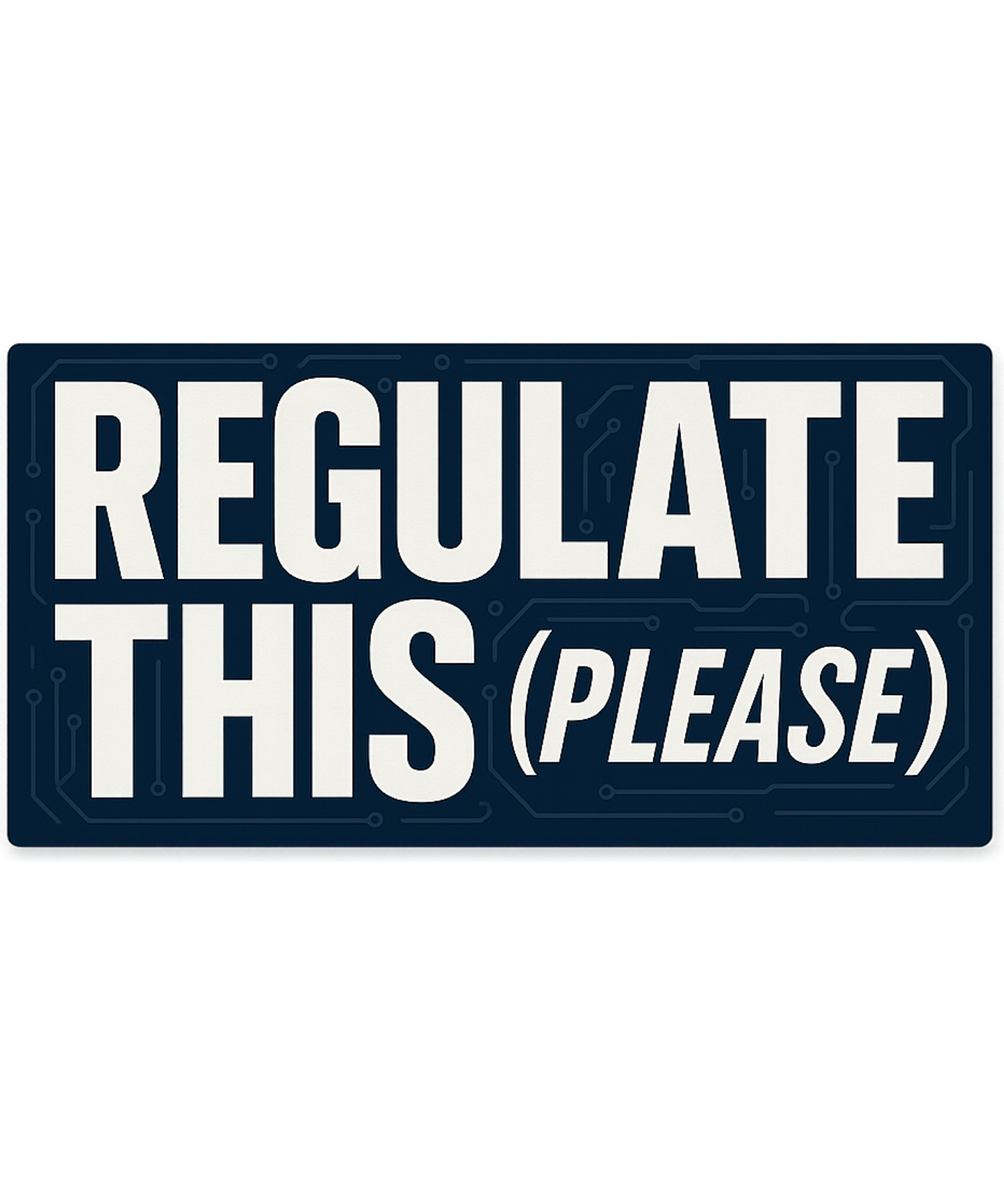 Regulate This (Please) Crewneck Sweatshirt