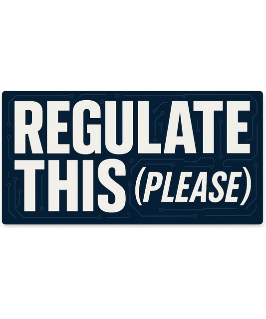 Regulate This (Please) Crewneck Sweatshirt