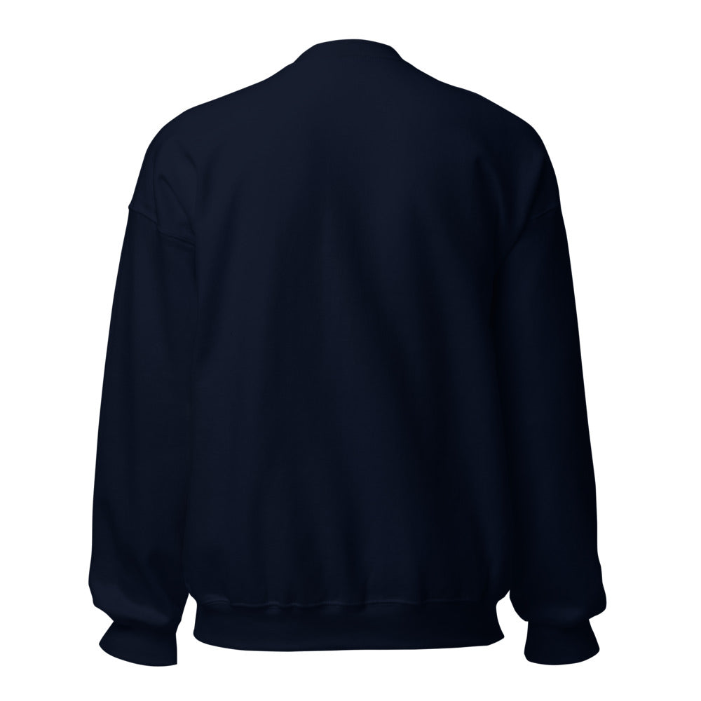 Great Again? We Never Stopped. Crewneck Sweatshirt — political satire crewneck sweatshirt mockup — view 6