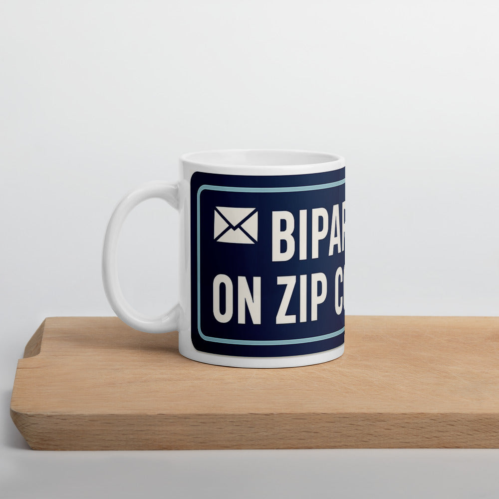 Bipartisan On Zip Codes Only Mug