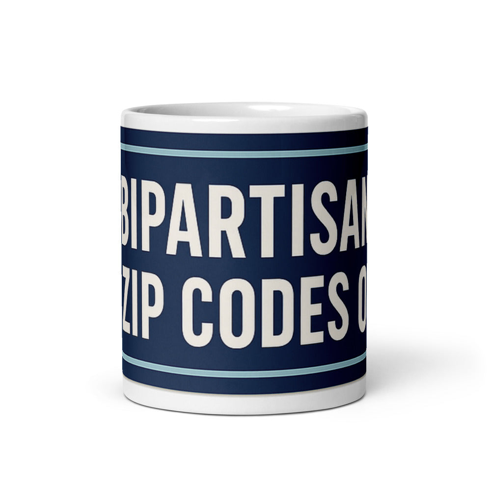 Bipartisan On Zip Codes Only Mug