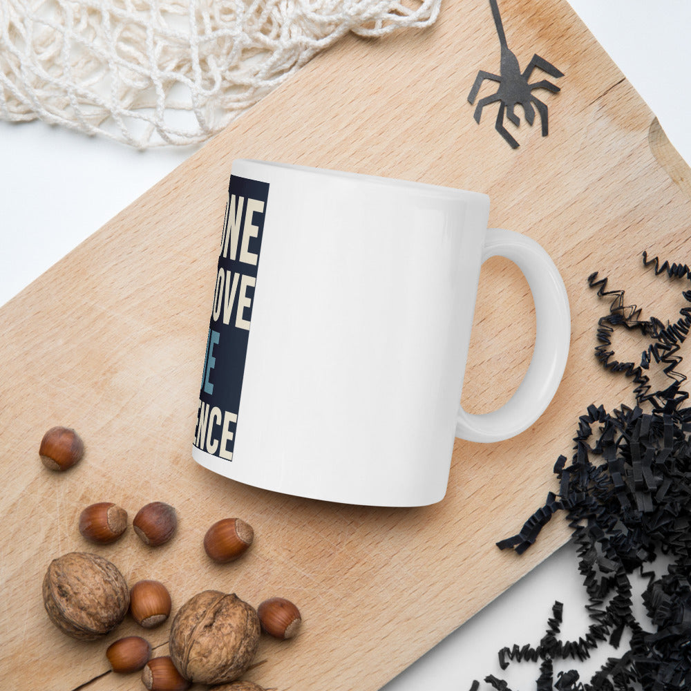 No One Is Above Due Diligence Mug — political satire mug mockup — view 7