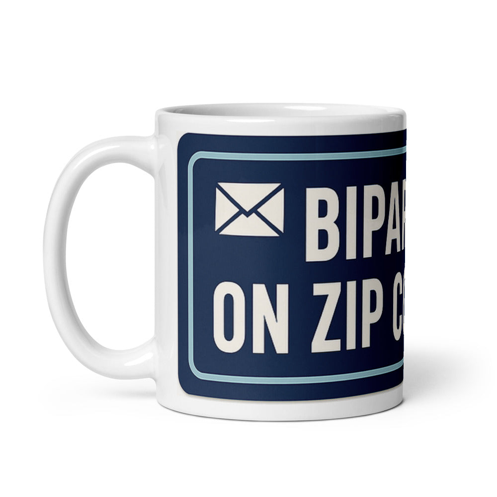 Bipartisan On Zip Codes Only Mug
