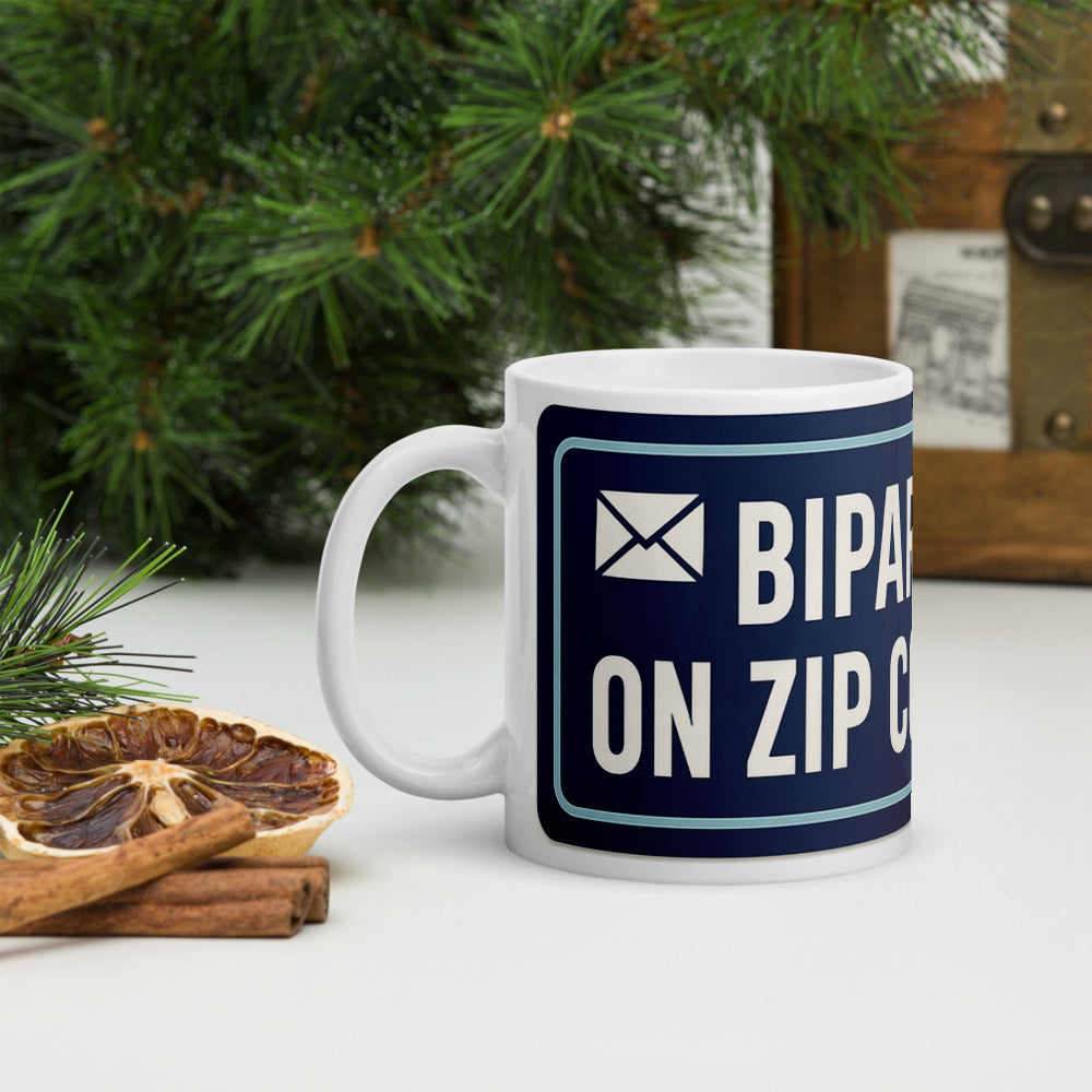Bipartisan On Zip Codes Only Mug