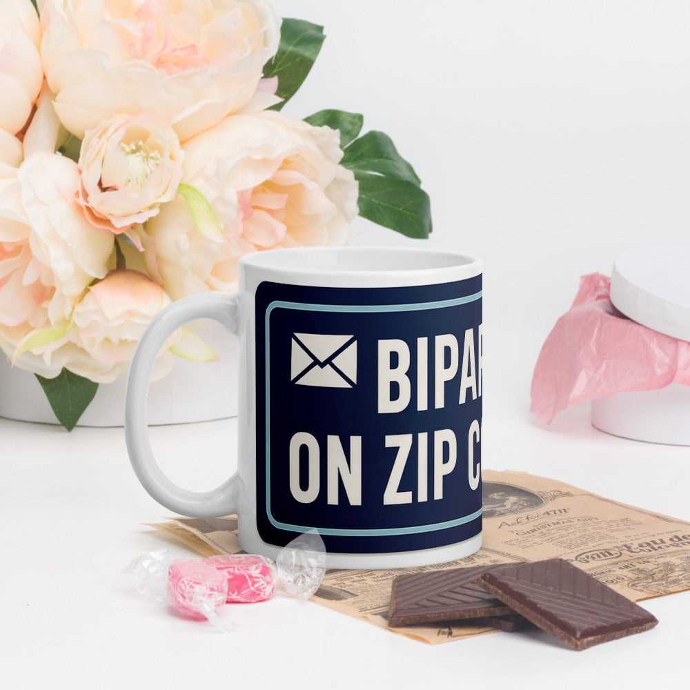Bipartisan On Zip Codes Only Mug