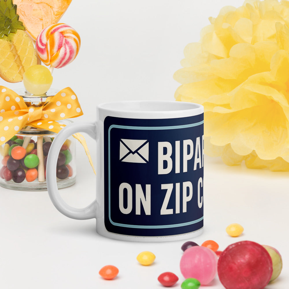 Bipartisan On Zip Codes Only Mug