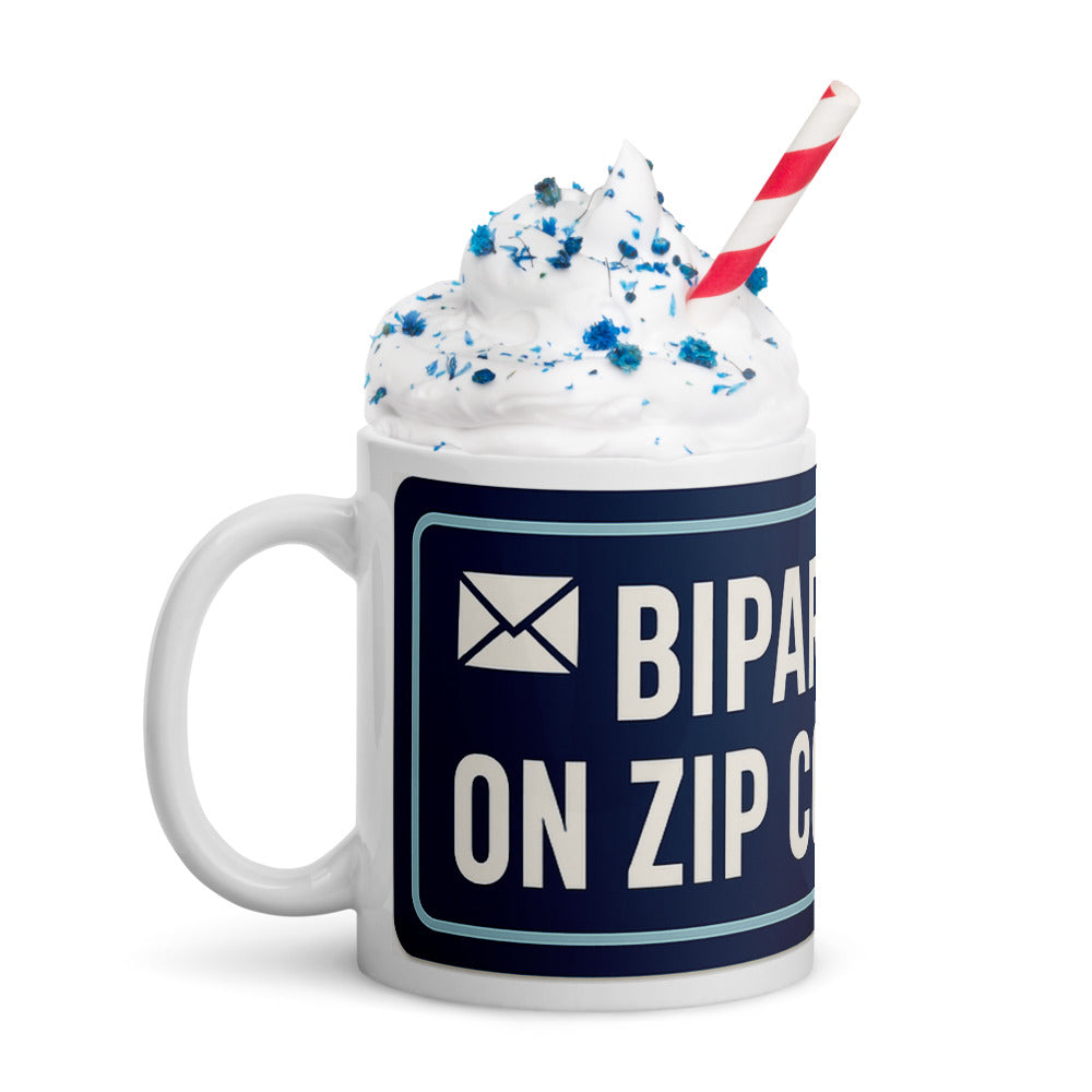 Bipartisan On Zip Codes Only Mug