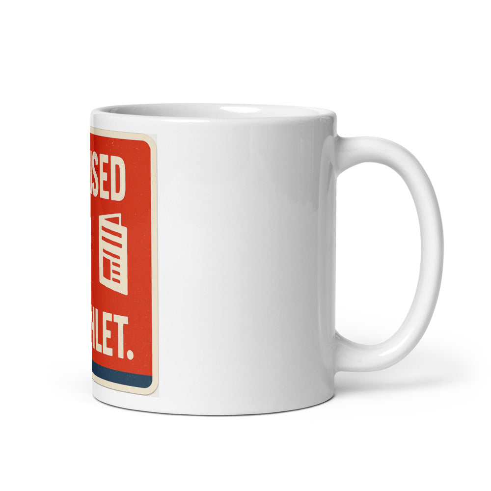 "Promised A Cut. Got A Pamphlet." Mug