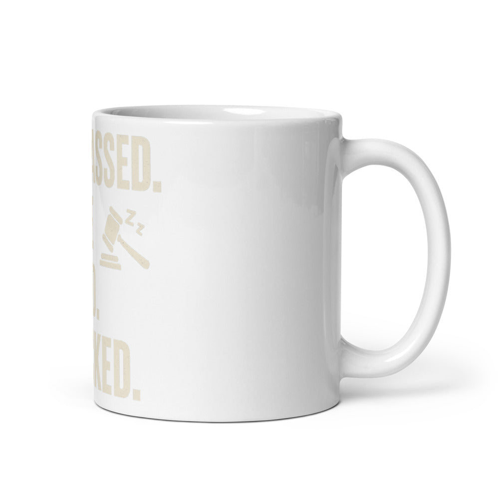 Bills Passed. Senate Napped. AI Hacked. Mug — political satire mug mockup — view 1