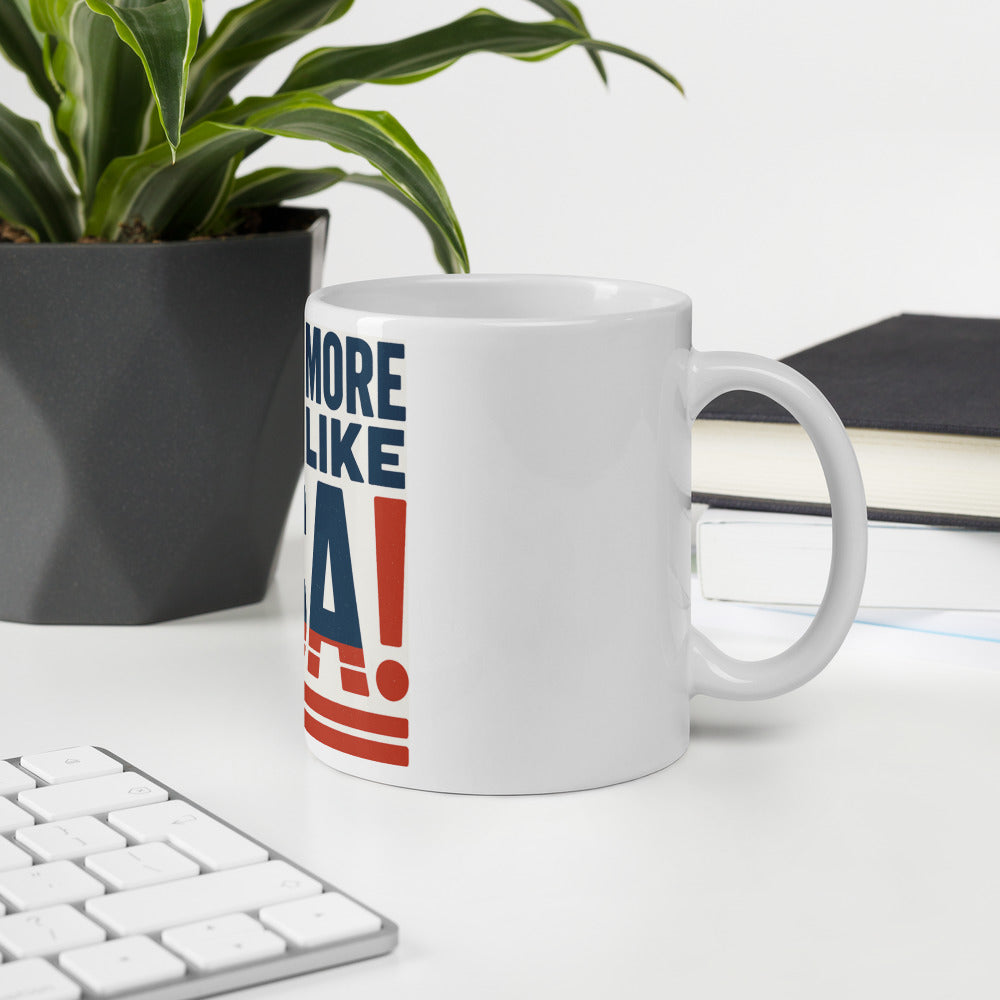 "Eh? More Like USA!" Mug — political satire mug mockup — view 6